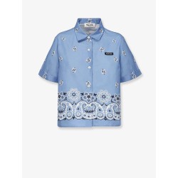 Bandana cotton and linen shirt