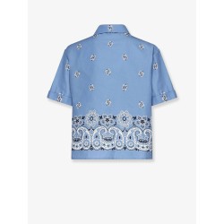 Bandana cotton and linen shirt