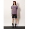 Cotton T-shirt with rewashed effect