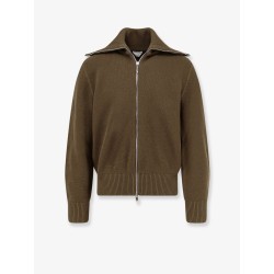 Wool and cotton cardigan