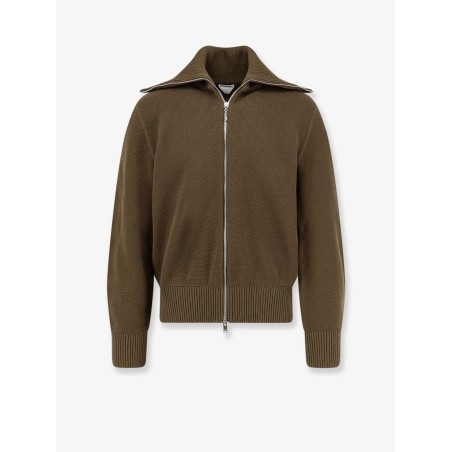 Wool and cotton cardigan