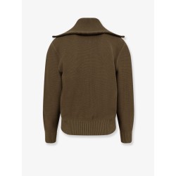 Wool and cotton cardigan