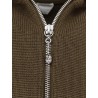 Wool and cotton cardigan