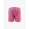 Nylon swim shorts with an all-over micro pattern