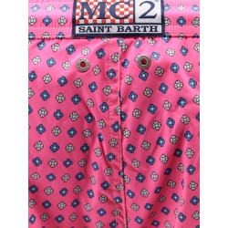 Nylon swim shorts with an all-over micro pattern