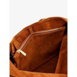City suede shoulder bag