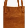 City suede shoulder bag