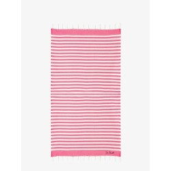 Striped cotton beach towel