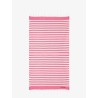 Striped cotton beach towel