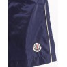 Nylon swim shorts with side logo patch
