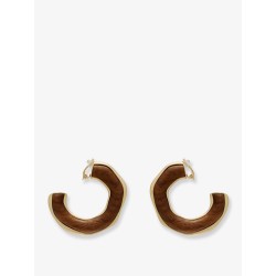 Madeira natural wood earrings