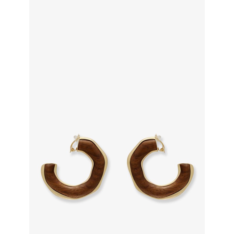 Madeira natural wood earrings
