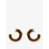 Madeira natural wood earrings