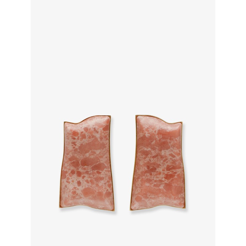 Alaya stone-effect resin earrings