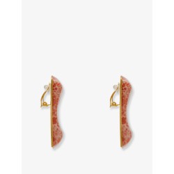 Alaya stone-effect resin earrings