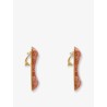 Alaya stone-effect resin earrings
