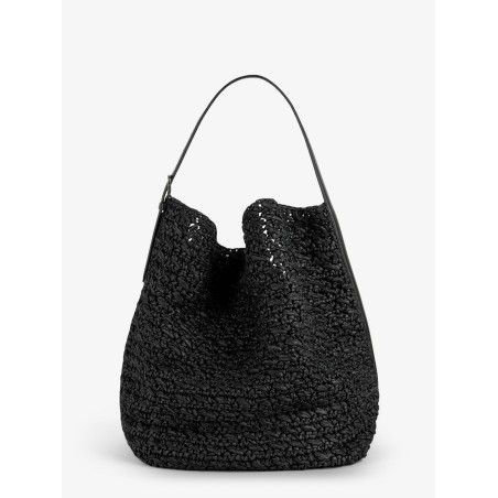 Raffia shoulder bag