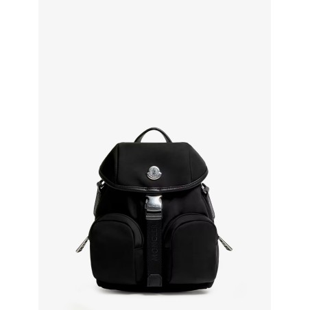 Trick nylon crossbody bag with logo patch on the front