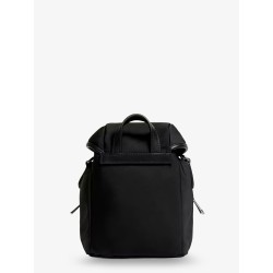 Trick nylon crossbody bag with logo patch on the front