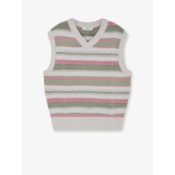 Unisex sleeveless cotton sweater