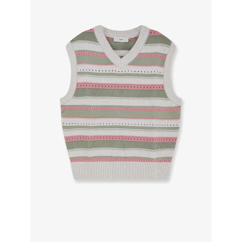 Unisex sleeveless cotton sweater