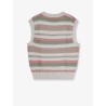 Unisex sleeveless cotton sweater
