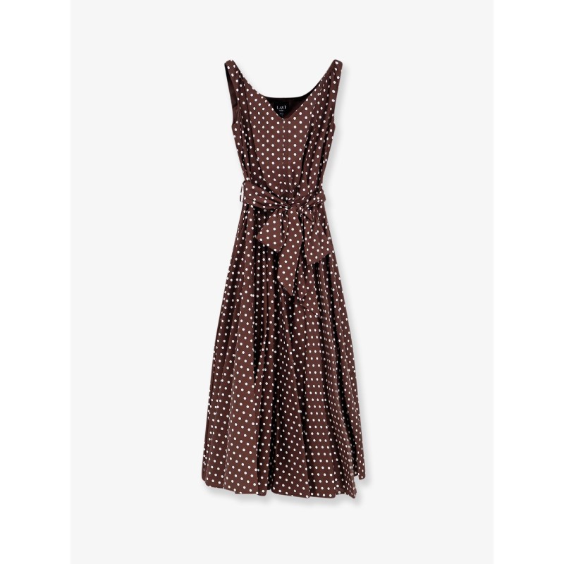 Mambo polka-dots cotton dress