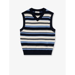 Unisex sleeveless cotton sweater