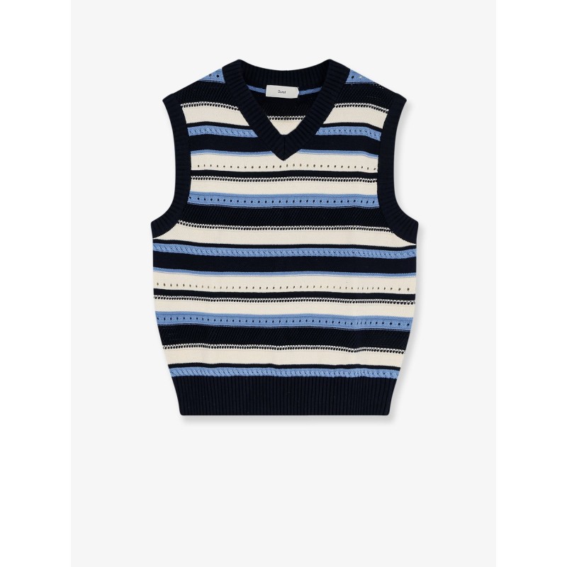 Unisex sleeveless cotton sweater