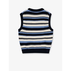 Unisex sleeveless cotton sweater