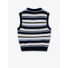 Unisex sleeveless cotton sweater