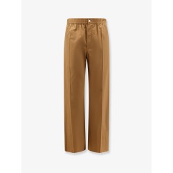 Cotton and linen trousers