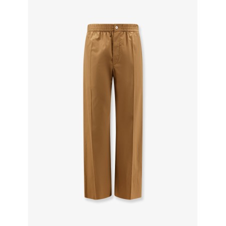 Cotton and linen trousers