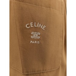 Cotton and linen trousers