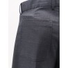 Pleated Check wool blend bermuda shorts