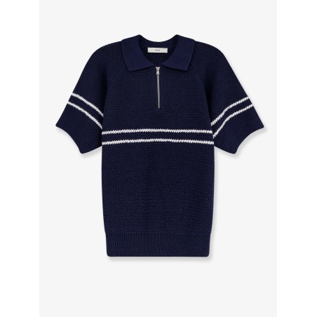 Half-Zip cotton blend sweater