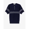 Half-Zip cotton blend sweater