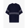 Half-Zip cotton blend sweater