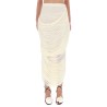 DRAPED MIDI SKIRT