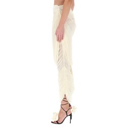 DRAPED MIDI SKIRT
