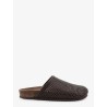 Leather sandals with Precious Net detail