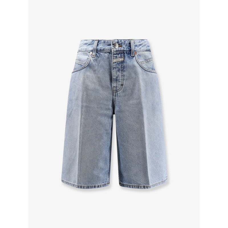 Jenica Bermuda blue denim shorts