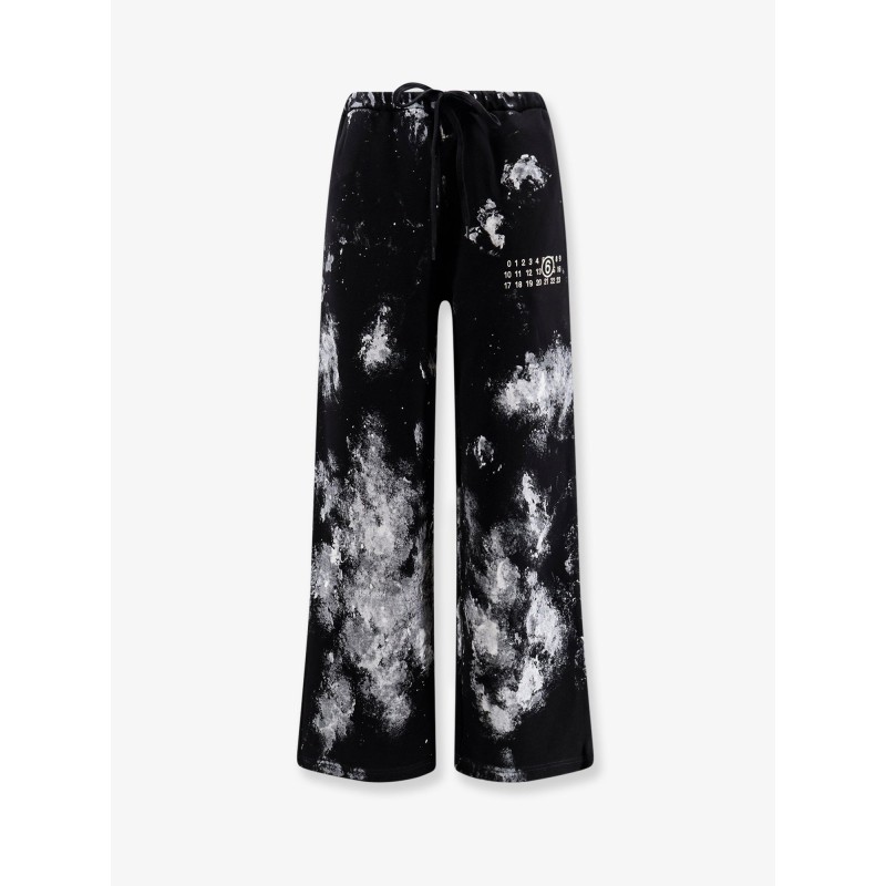 Cotton Jogging Trousers with Numeric Signature embroidery