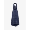 Pleated fabric Jahzara dress
