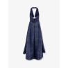 Pleated fabric Jahzara dress