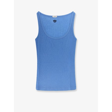 Wool tank top with back logo