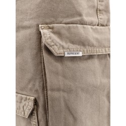 Cotton cargo bermuda shorts