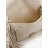 Rider leather handbag with metal Equestrian Knit logo