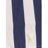 Nylon swim shorts with striped pattern