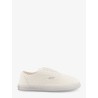 Serena leather sneakers with woven effect